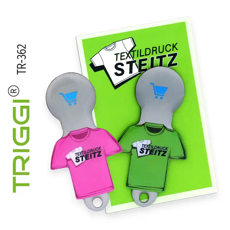 Shopping cart trigger TRIGGI TR-362 Textile printing Seitz - Model group 3 - Shopping cart trigger Shopping cart release mechanism