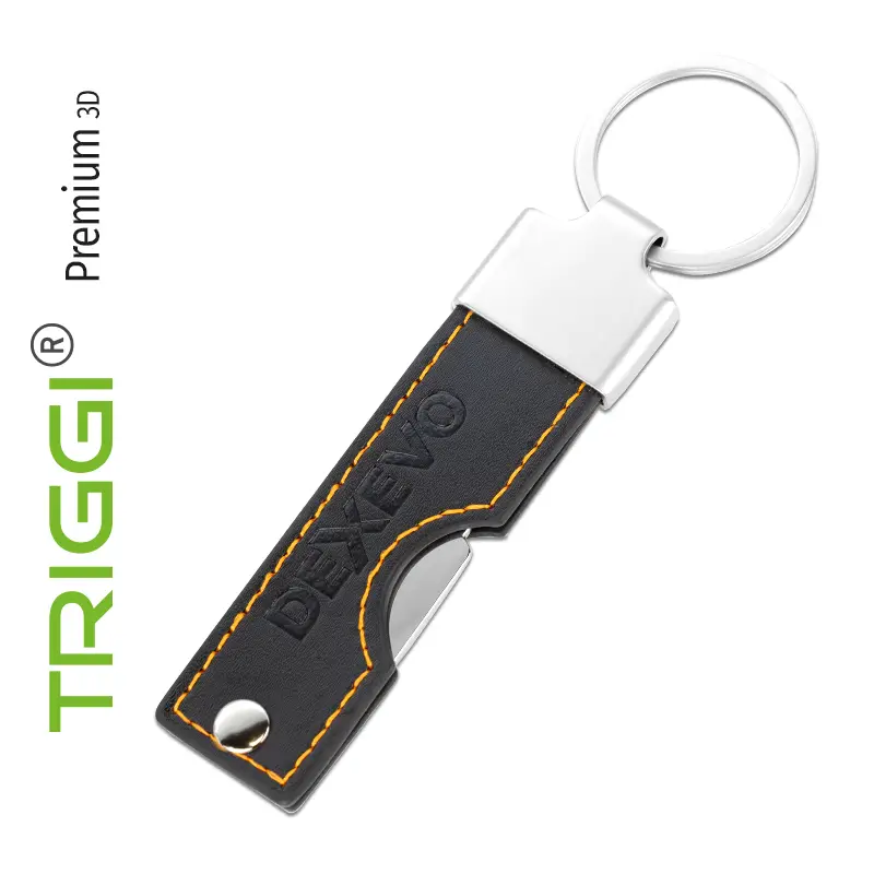 Einkaufswagenlöser TRIGGI®Premium 3D Spritzguss „DEXEVO“ individuell mit Logo - Detailansicht