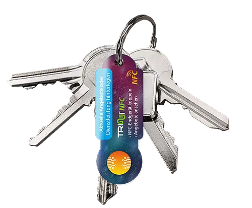 TRIGGI® NFC Shopping Cart Unlocker on a Keychain